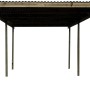 Holz-Einzelcarport mit Flachdach (300x495cm) mit sechs Pfosten und dunklem PVC-Dach.