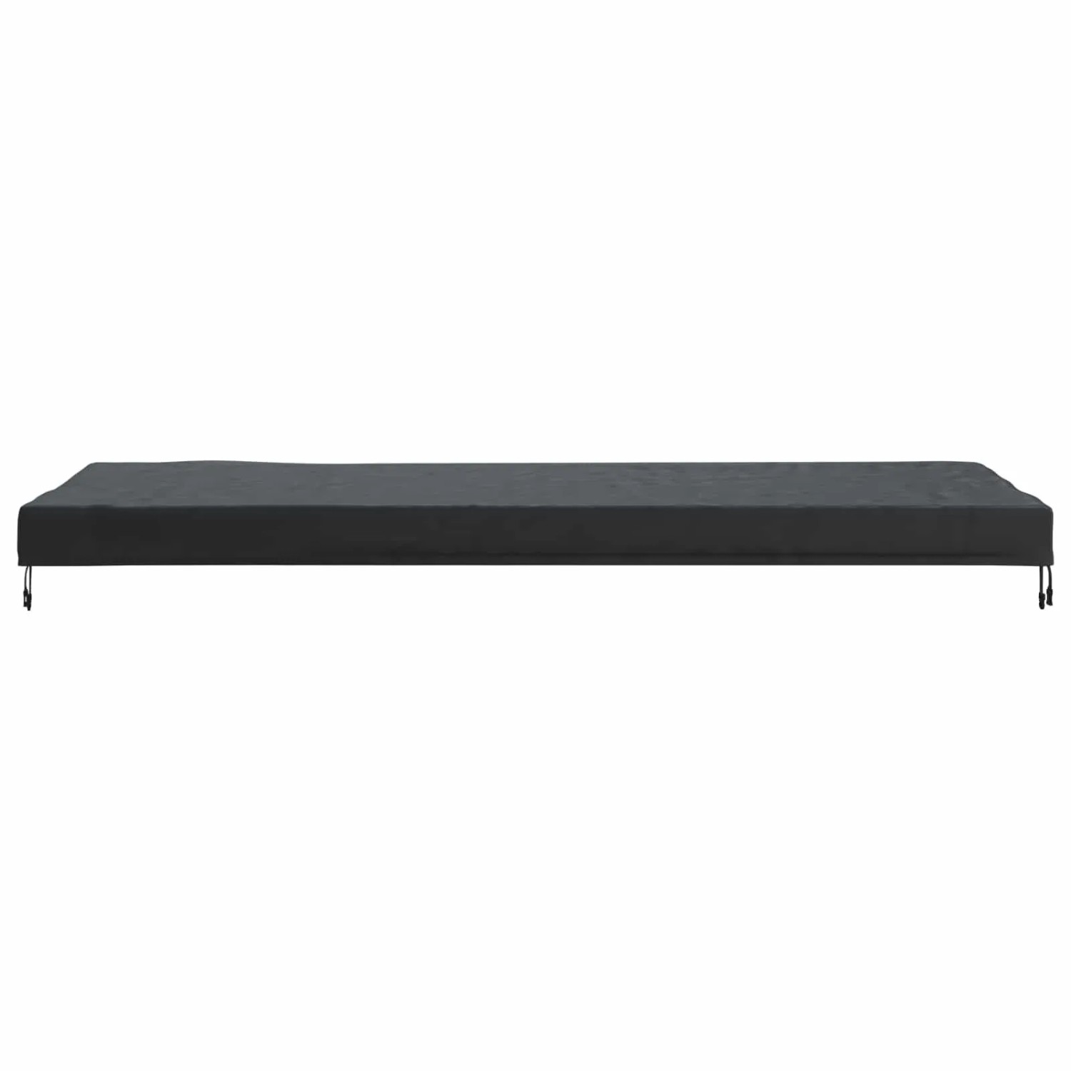vidaXL Tischdecken Uni Schwarz 102 x 202 x 15 cm Stoff 4106128_6