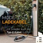 Mobile Wallbox Juice Booster 2 Basis-Set beim Laden eines E-Autos an einer Ladestation.