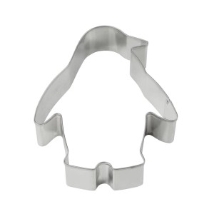 Zenker Ausstecher Pinguin aus Weißblech, 90x73mm, für Plätzchen und Kekse.