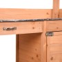 DELUKE Pflanztisch MITA mit Unterschrank Natur Tanne Gärtnertisch Garten-Arbeitstisch Umtopftisch Blumentisch_3
