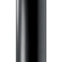 Schwarzes Hettich Tischbein Zela, 710 mm hoch, aus Stahl. Möbelbein mit Montageplatte und Gewindegleiter.
