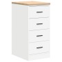 vidaXL Garagen-Aufbewahrungsschrank Weiß 40x51x85 cm Massivholz Kiefer 860589