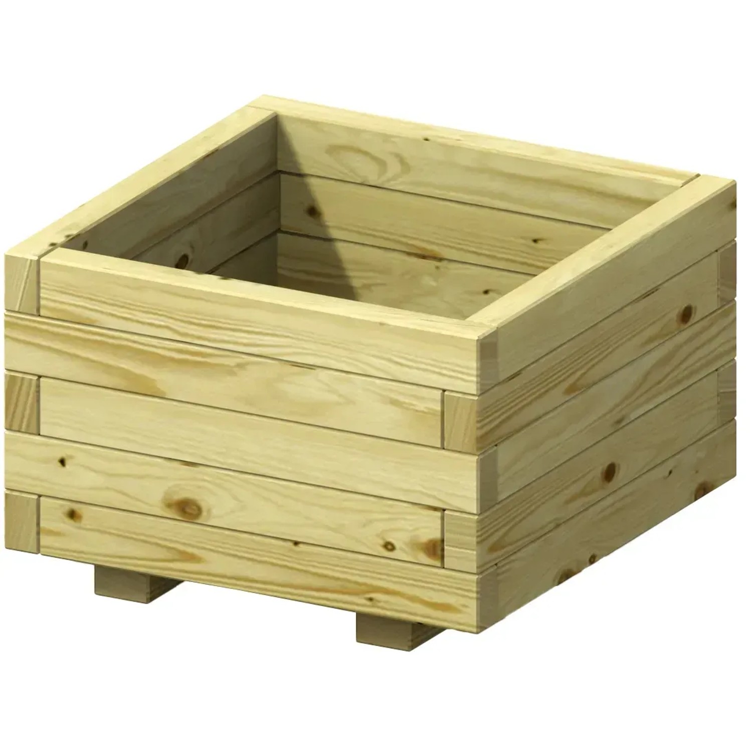 Floralo Pflanzkasten 'Salo' In Terracotta – 38x38x31 Cm Frostsicherer Pflanztopf Für Garten & Balkon