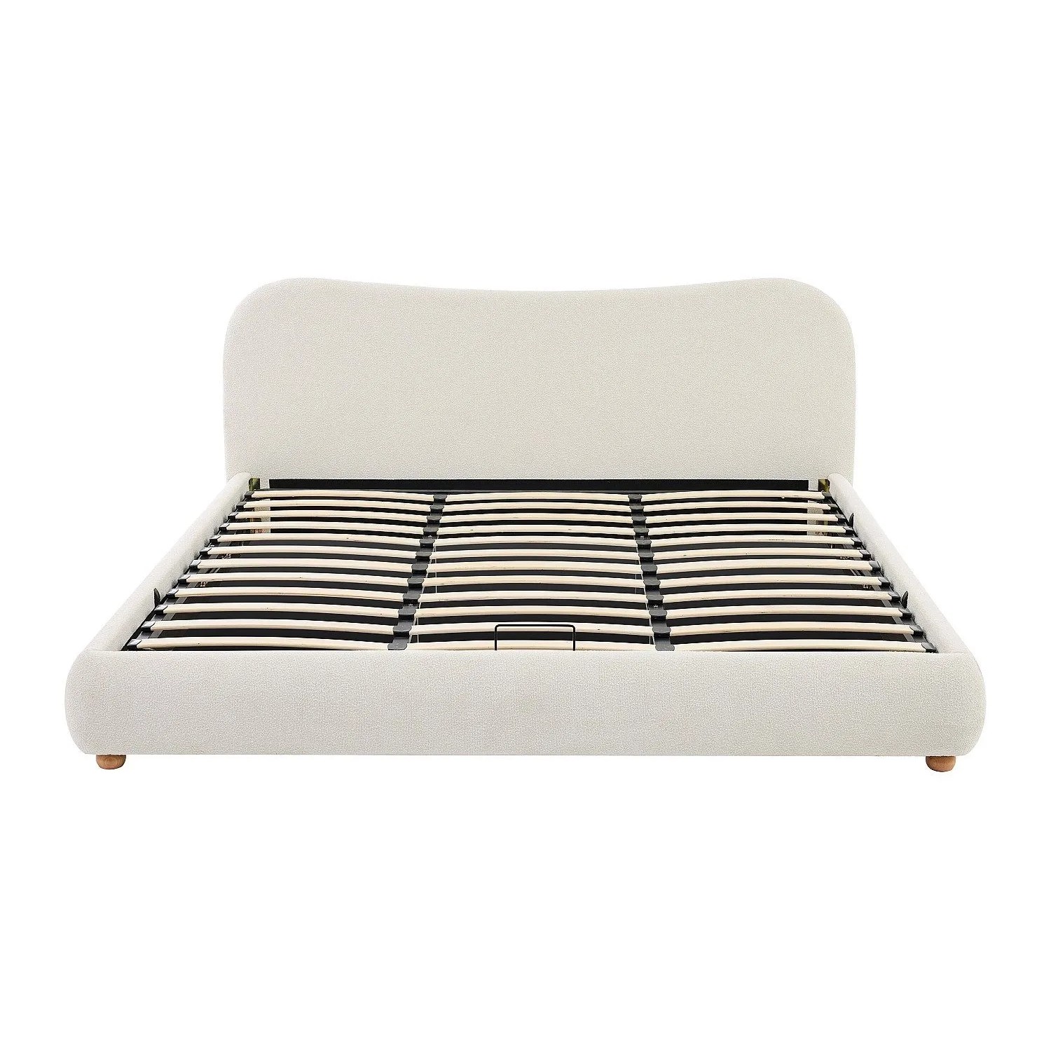 Vente-unique Bett Mit Bettkasten Vanari Weiß 200 cm