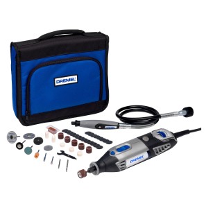 Dremel 4000-1/45 Miniaturwerkzeug Set mit Zubehör und Tasche.