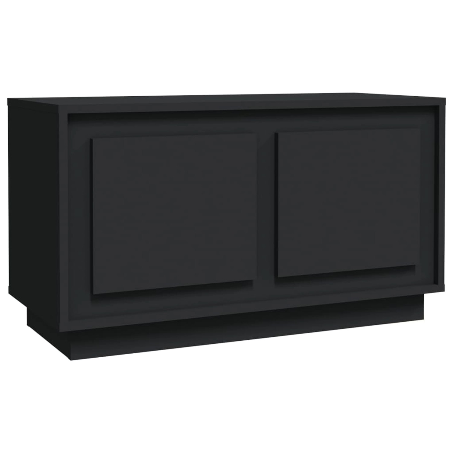 VidaXL TV-Schrank Schwarz 80x35x45 cm Holzwerkstoff  Modell 1 günstig online kaufen