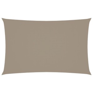 vidaXL Sonnensegel Oxford-Gewebe Rechteckig 2,5x5 m Taupe 135429