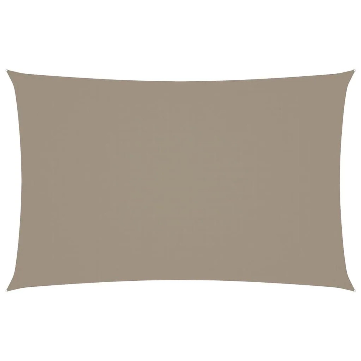 vidaXL Sonnensegel Oxford-Gewebe Rechteckig 2,5x5 m Taupe 135429