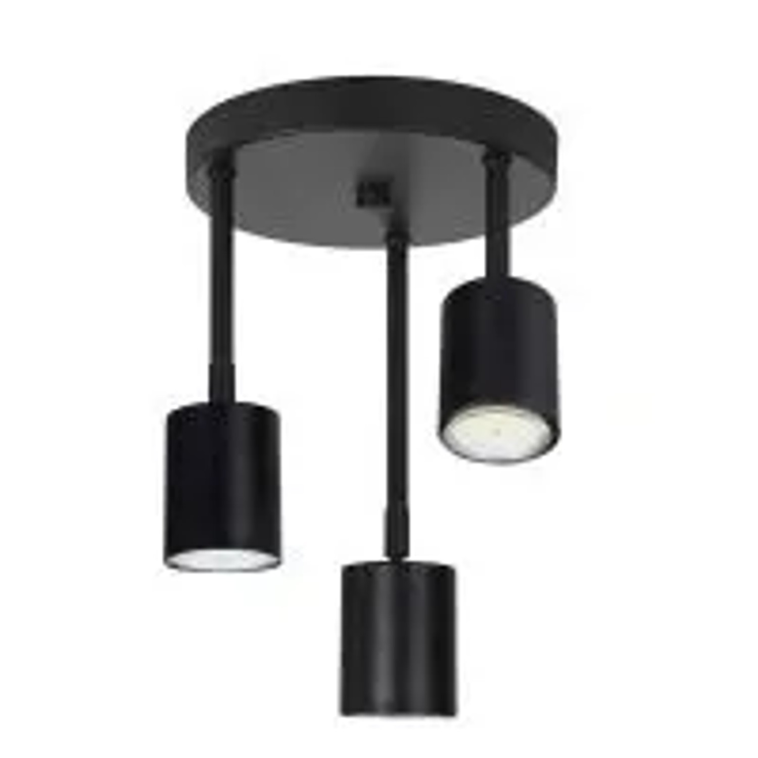 NETTLIFE Deckenstrahler aus Metall L19cm Schwarz