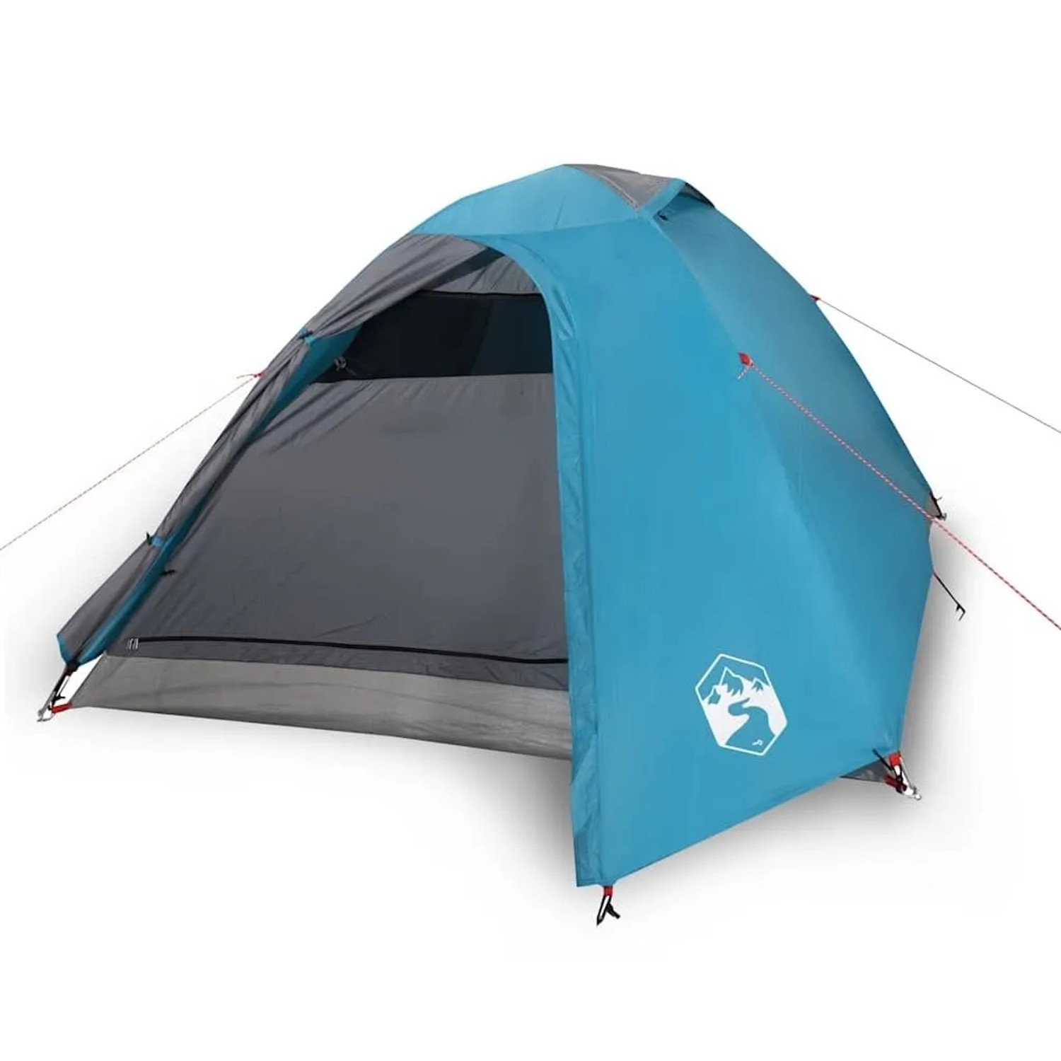 Furnicato Campingzelt Kuppel Blau 210 X 195 X 120 Cm