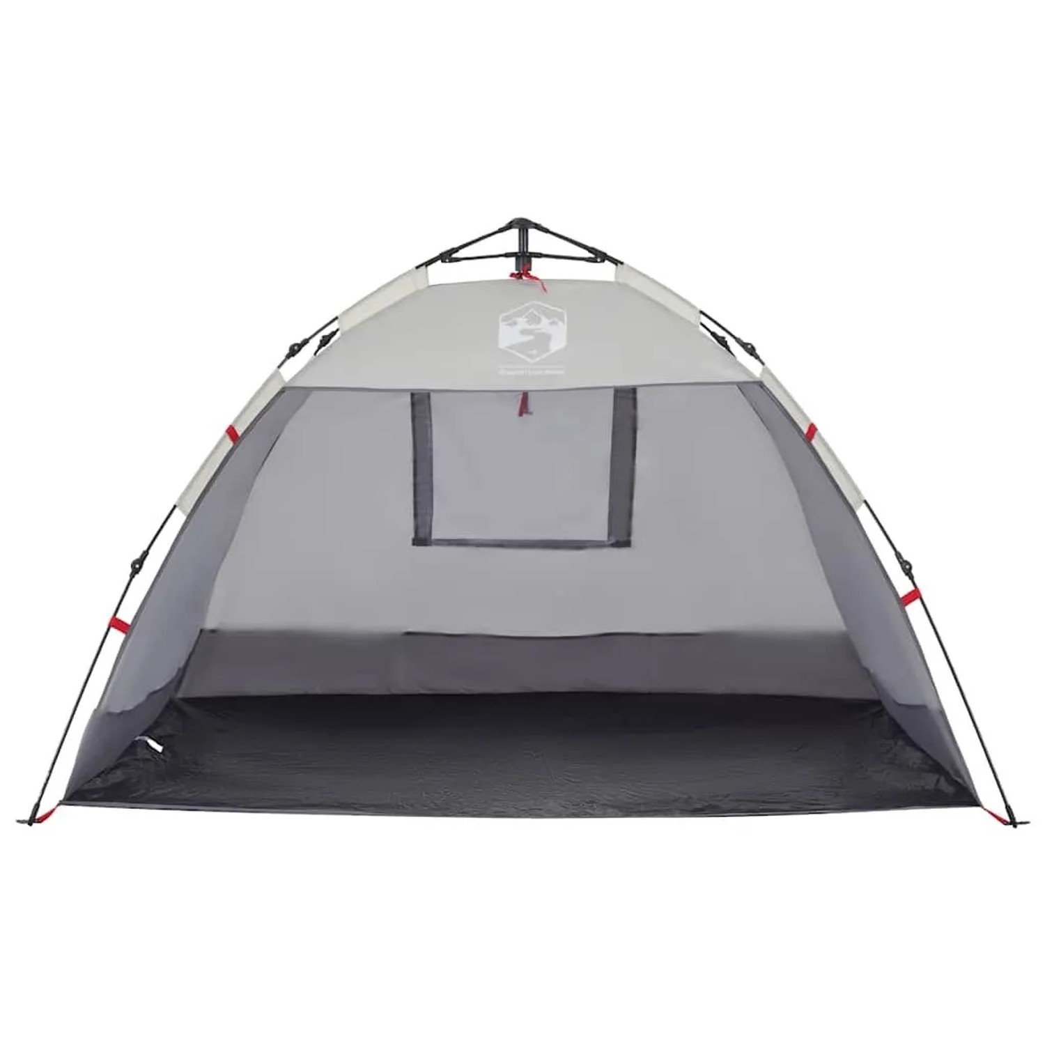 vidaXL Strandzelt 2 Personen Grau Quick Release Wasserdicht 4005298_5