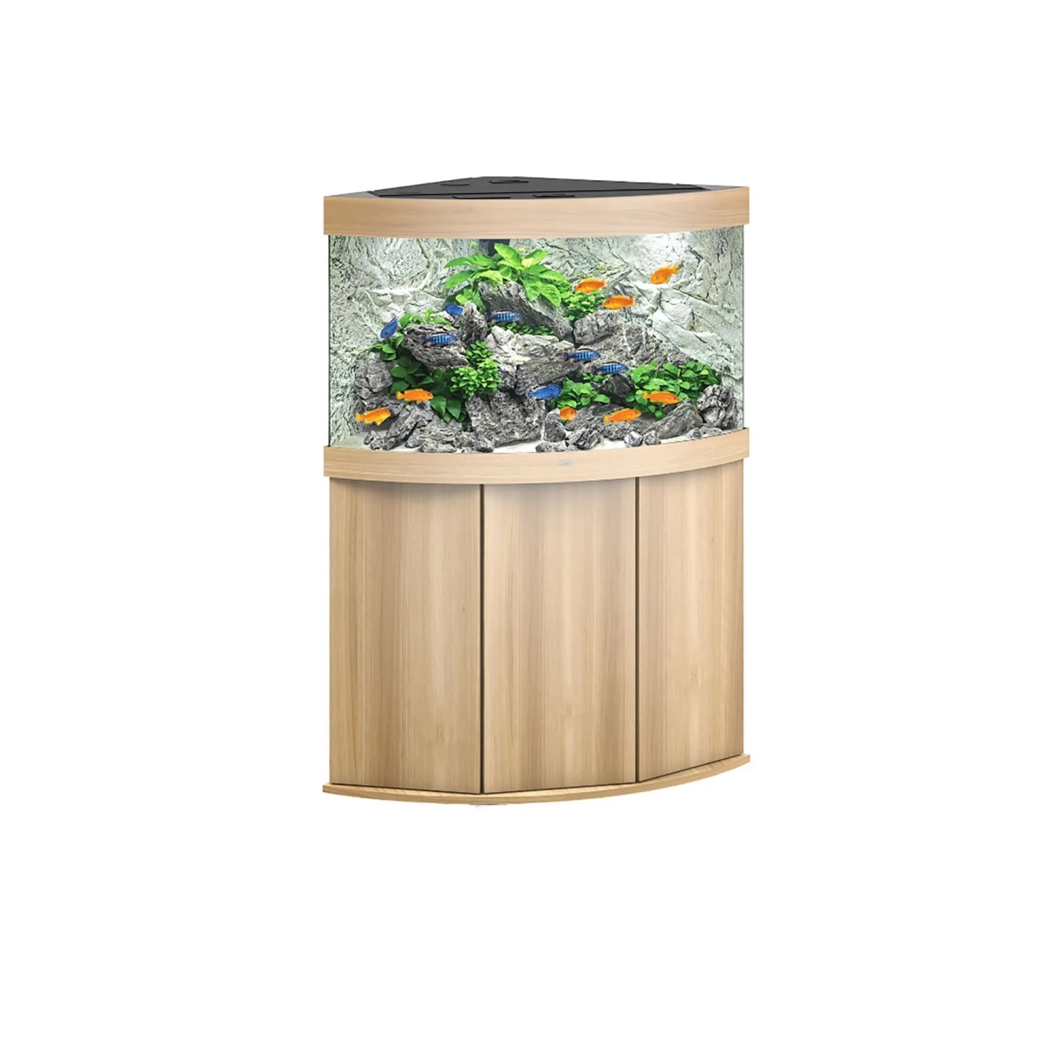 Juwel LED-Aquarium-Kombination Trigon 190 Helles Holz 190,