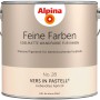 Alpina Feine Farben No. 28 Apricot, edelmatt, 2,5 l Dose. Bunte Wandfarbe für Innen.