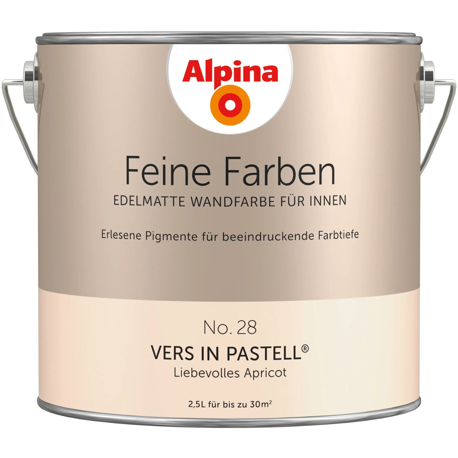 Alpina Feine Farben No. 28  Vers in Pastell® Apricot edelmatt 2,5,