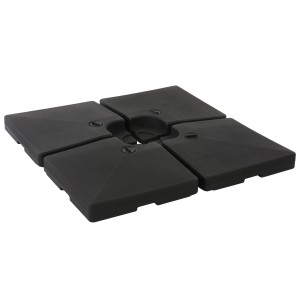 MCW Sonnenschirmständer F79, befüllbarer Schirmständer aus 4 Modulen für sicheren Stand.