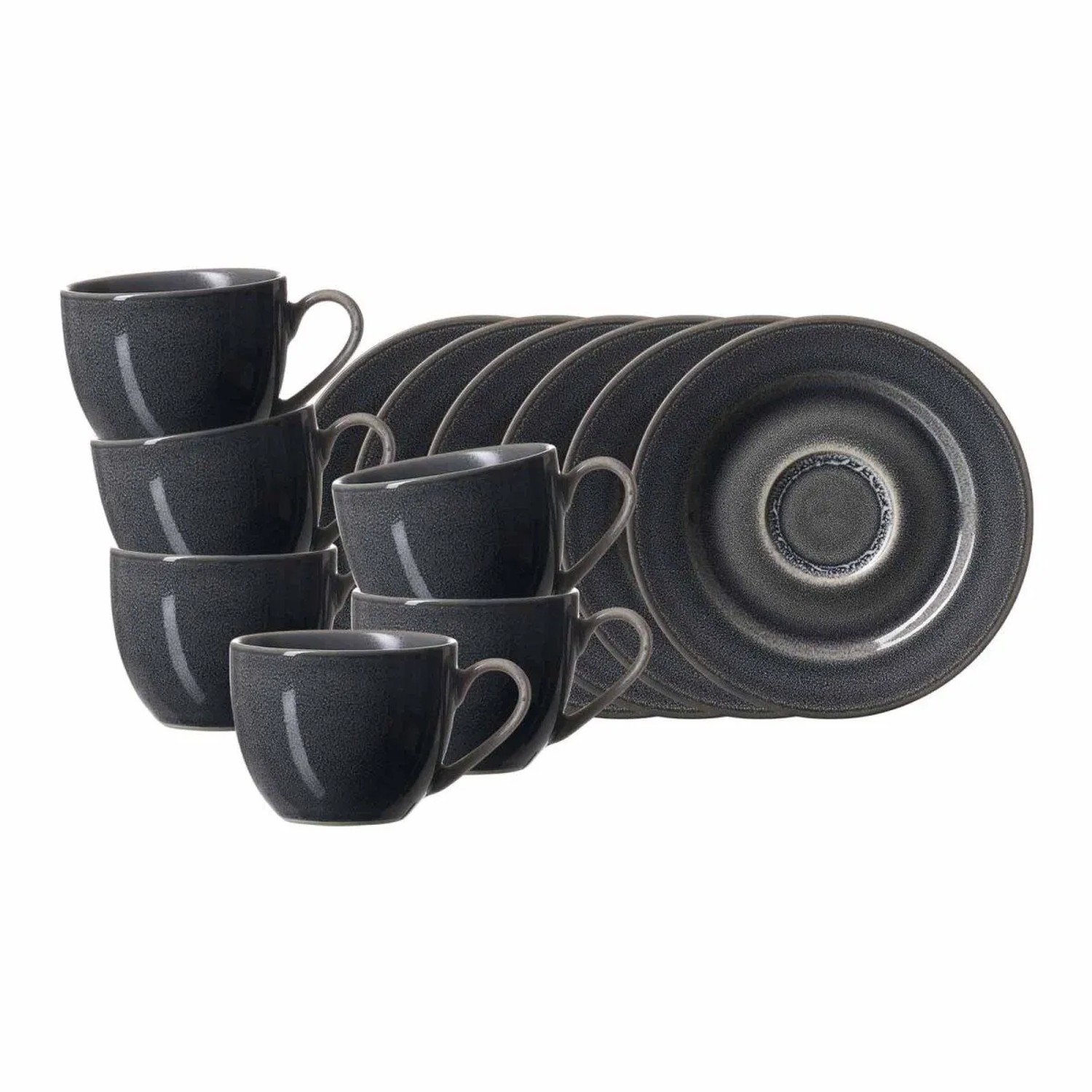 Ritzenhoff & Breker Toledo Espressotasse mit Untertasse 90 ml 6er Set