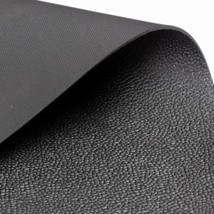 Graue KARAT Stallmatte mit genoppter Oberfläche, wasserbeständig, 100x350x0,3 cm.