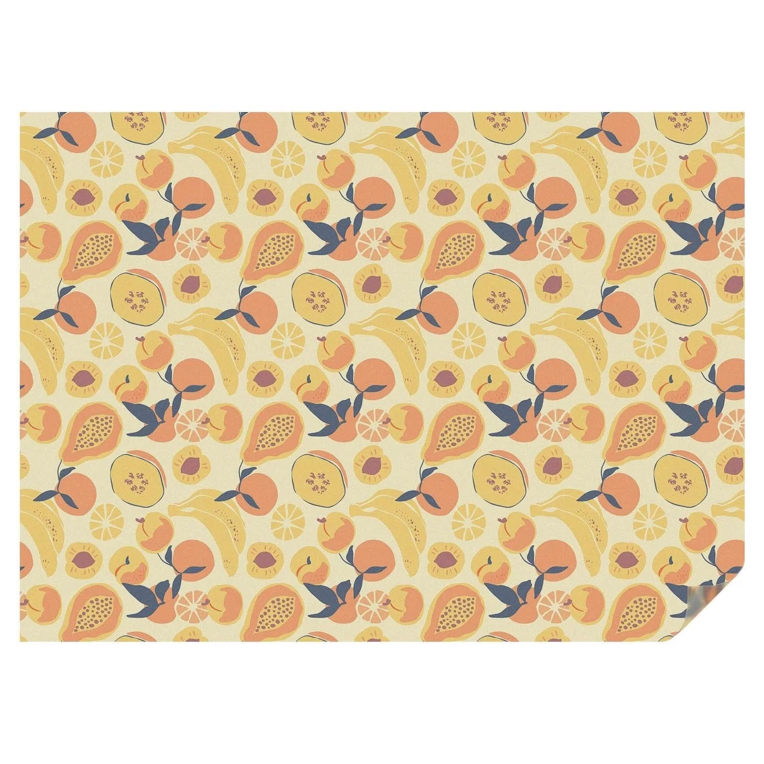 Tulup Buntglasfolie Saftige Früchte Fensterfolie Buntglas 200x146 cm Gelb F günstig online kaufen