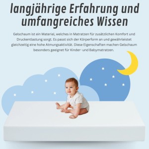 Arensberger Kindermatratze NORA 60x120cm