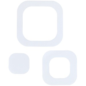 Wenko Anti-Rutsch-Sticker, 6er-Set, eckig, für Badewanne und Dusche.