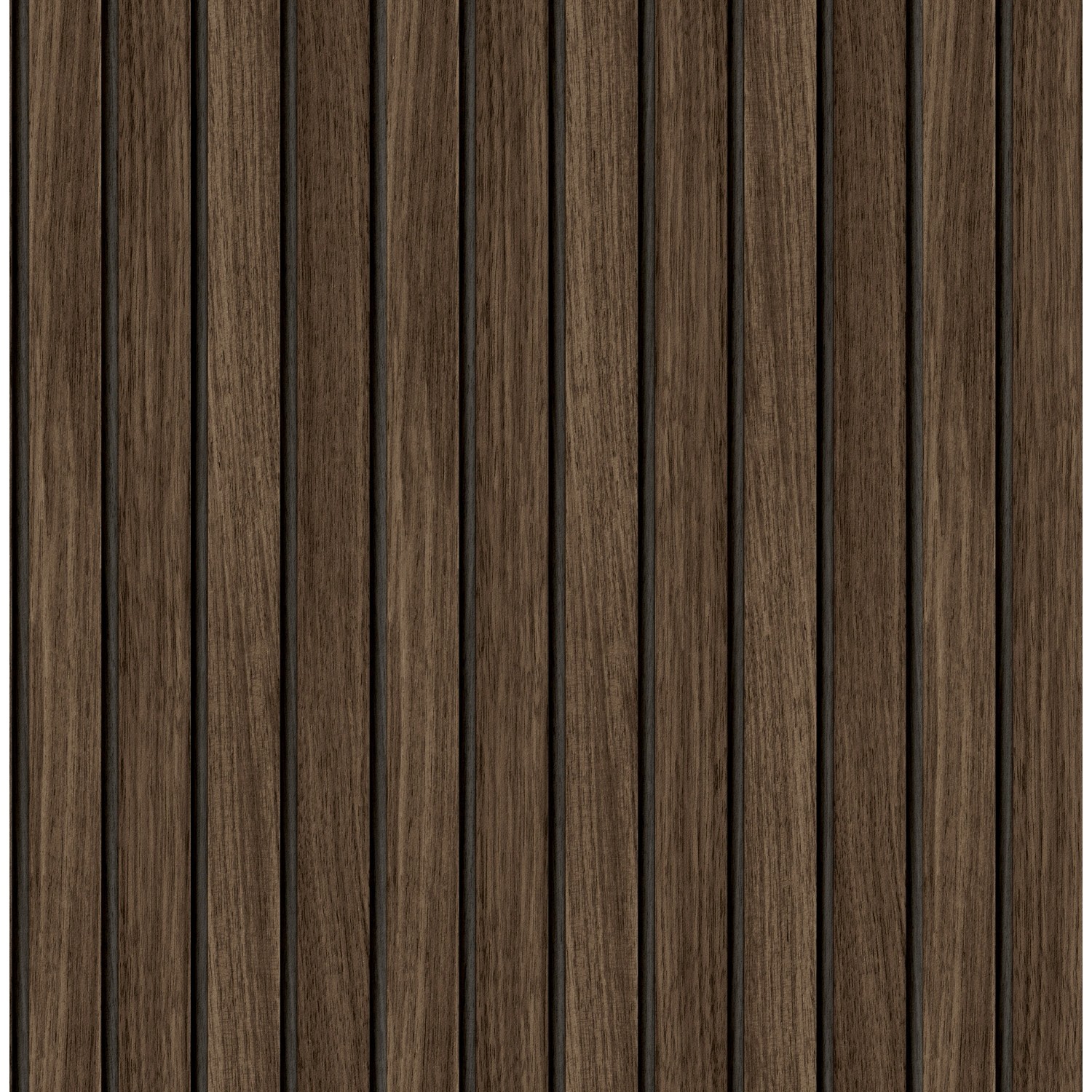 Thumbnail - Easy Decor Vliestapete Holz Streifen 10 m x 52 cm Braun FSC®
