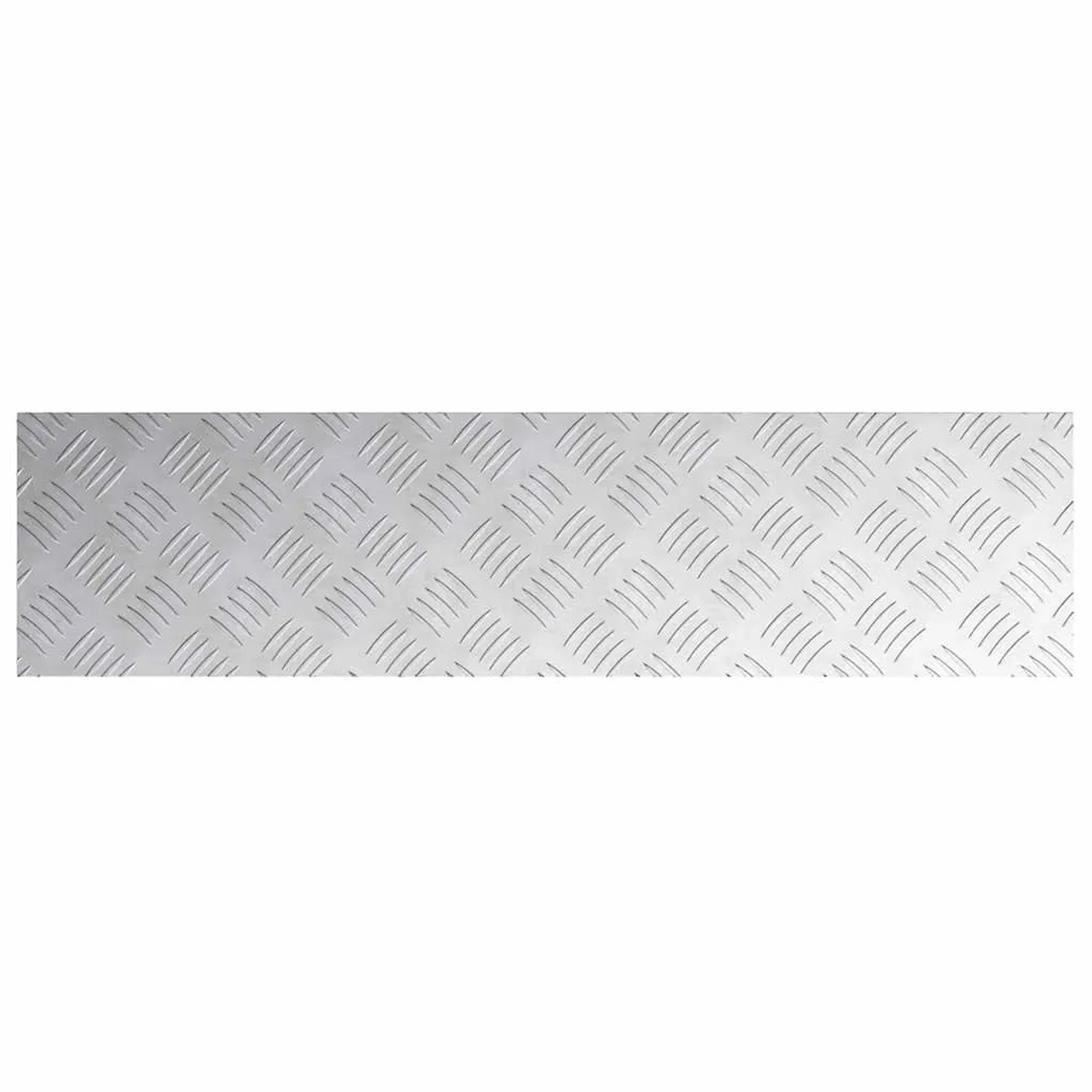 vidaXL Rautenscheiben 4 Stk Silber 80 x 20 cm Aluminium 4104260_5