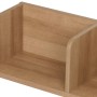 MCW Wandregal M48 aus Mangoholz, Natur, mit 3 Fächern (20x120x21cm).
