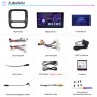 Junsun Autoradio Zubehör-Set: Rahmen, Haupteinheit, Kabel, GPS-Antenne, Canbus, USB, Schrauben für Renault Trafic/Opel Vivaro.