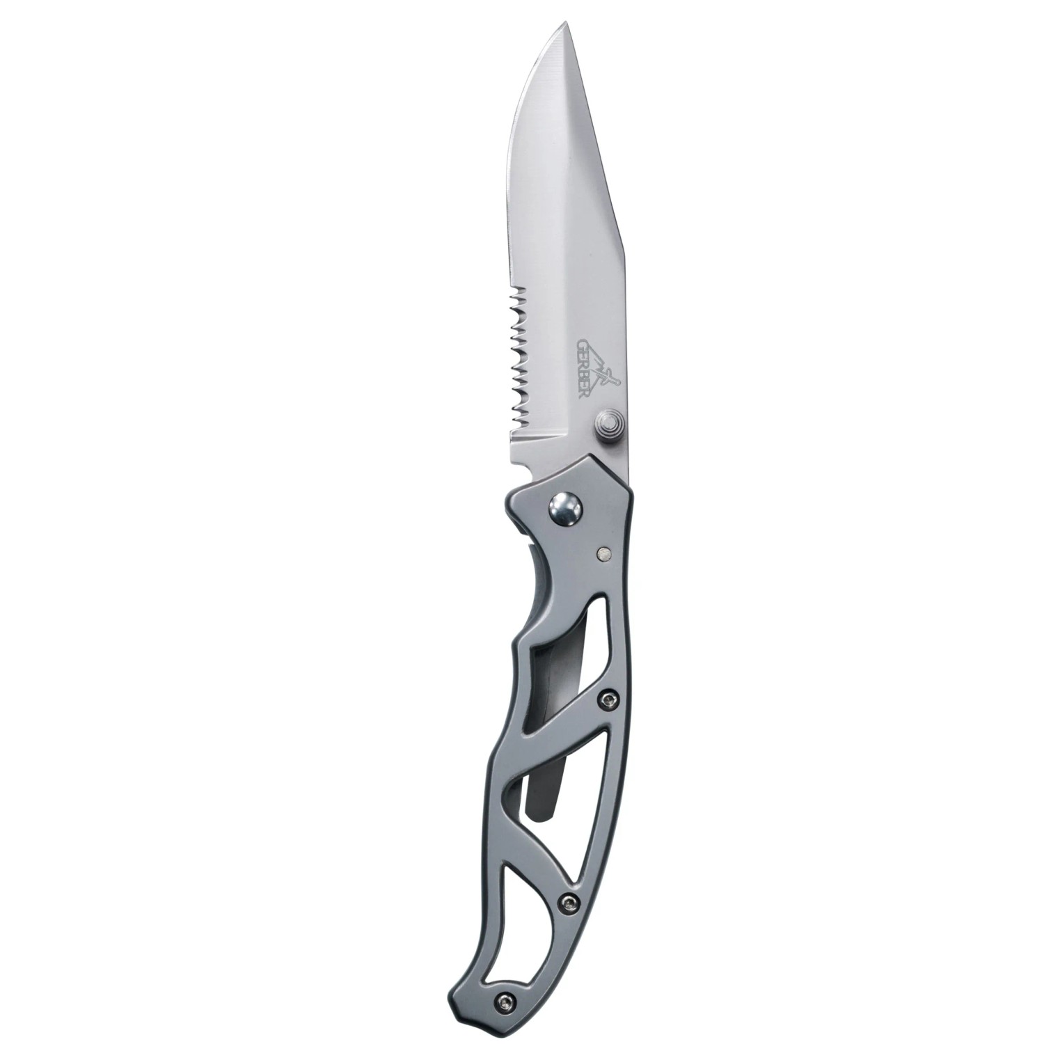 Gerber Paraframe I Klappmesser, 7,6 cm Klinge, Ganzstahlkonstruktion, Frame-Lock Verriegelung.