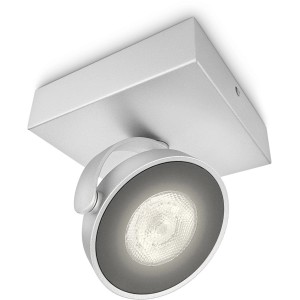 Philips myLiving LED-Spot in Aluminium lackiert, 1-flammig. Moderner Decken-Spot für Wohnräume.