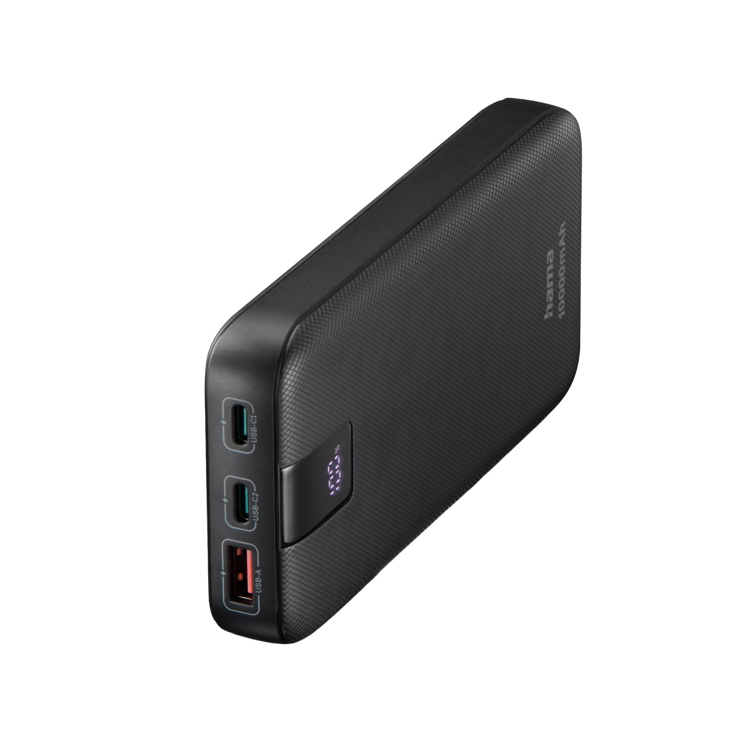 Thumbnail - Hama Power Pack PD 10 mit 2 Ausgängen USB-C/USB-A 10.000 mAh Anthrazit