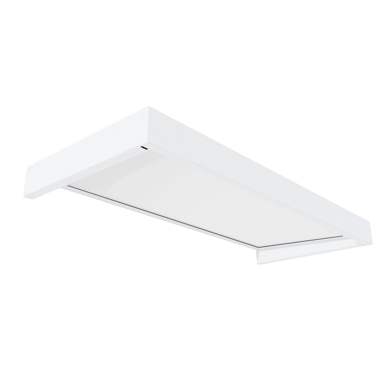 Palram - Canopia Vordach Sophia 17 cm x 215 cm x 95 cm Weiß Opal