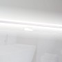 Verchromte 41cm LED Spiegelleuchte Sandro mit warmweißem Up & Down Licht, ideal für Bad und Spiegel.