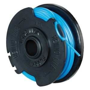 LUX Ersatzspule T 374 mit blauem Trimmerfaden, 1,5 mm x 10 m, für Rasentrimmer.