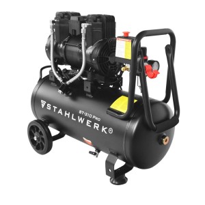 STAHLWERK Kompressor 30 L Tank Ölfrei Und Leise 8 Bar Druckluftkompressor