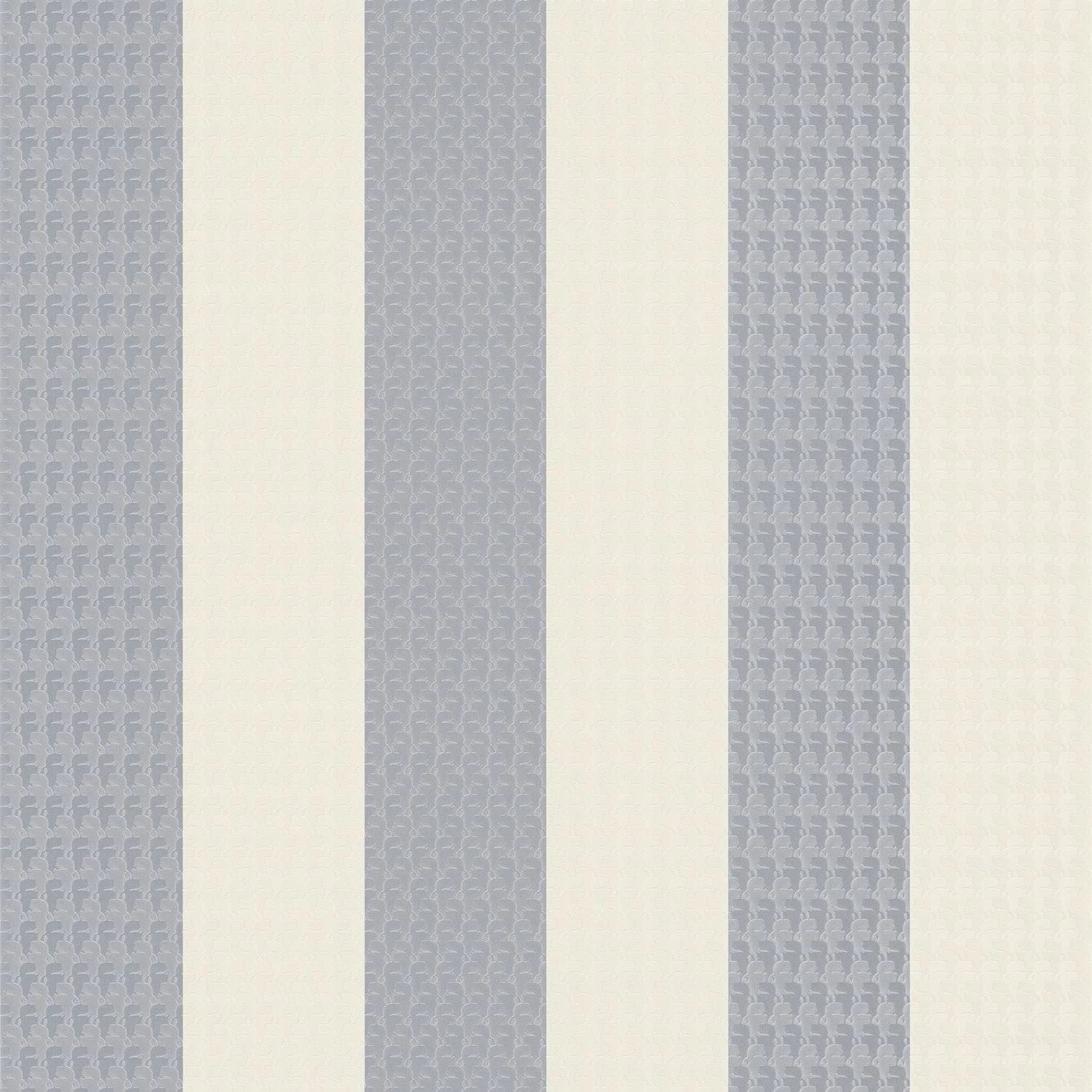 PROFHOME 378491-GU Grafik Tapete Streifen glänzend Grau Weiß Creme 0,53 m x günstig online kaufen