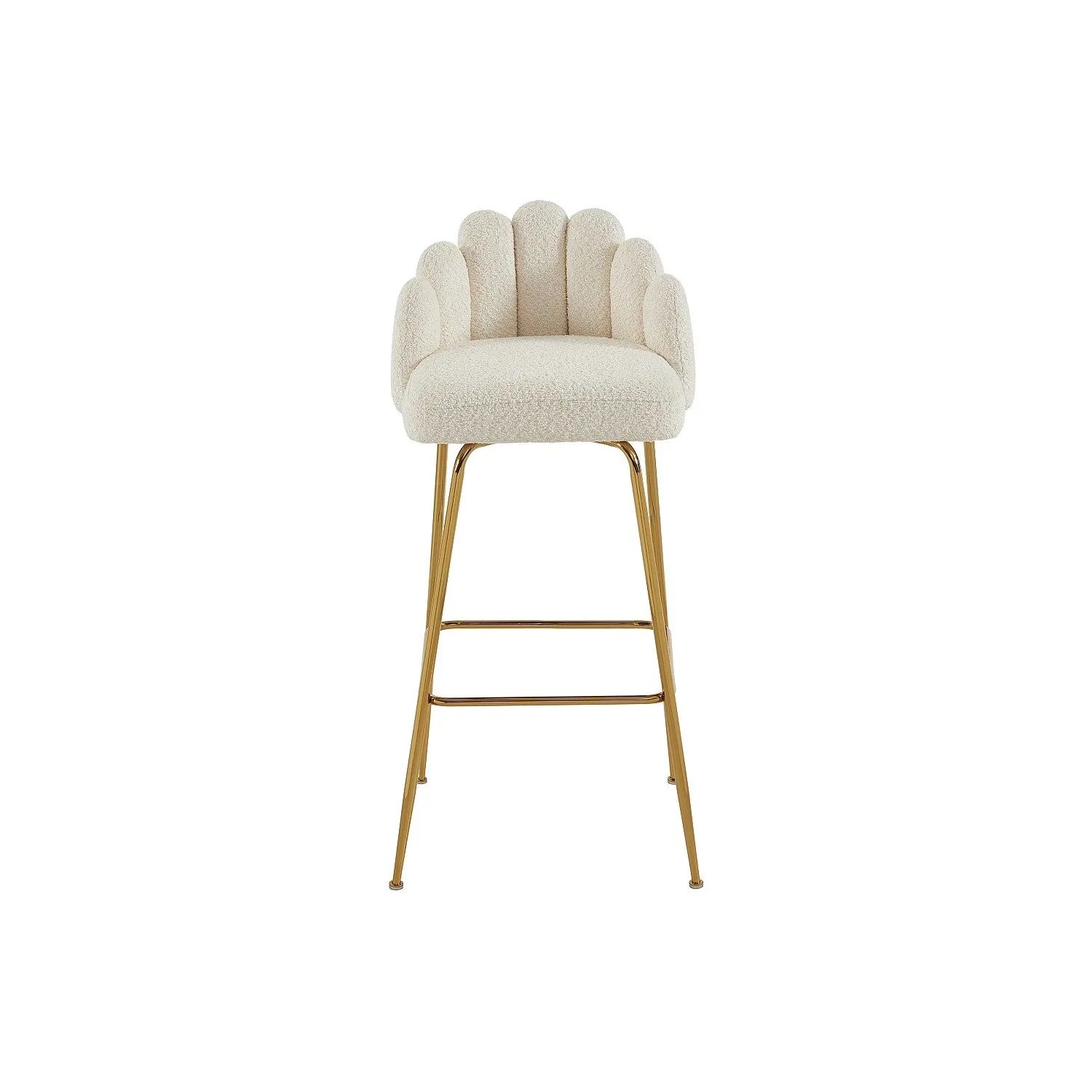 Vente-unique Barhocker Altinam Cremefarben 52 cm