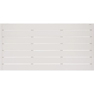 Lackiertes Sichtschutzzaunelement Faro Cream, 90x180 cm, für den Garten.