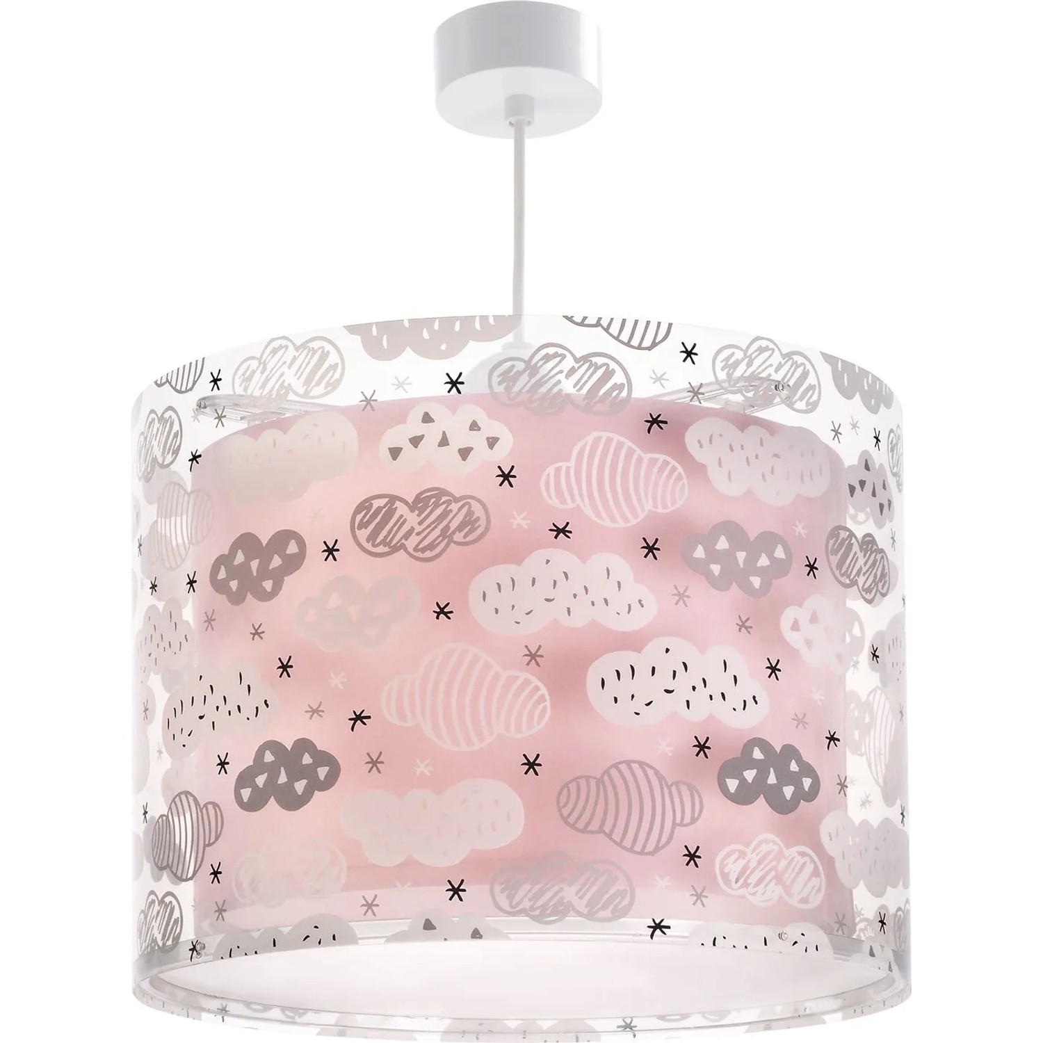 Dalber  KinderDeckenlampe Wolke Rosa