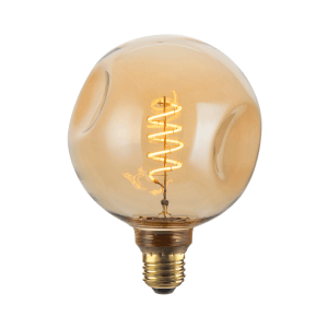 Dimmbares LED Filament Leuchtmittel CALDERA E27, 4W, bernsteinfarben, warmweiß, dekorative Lampe.