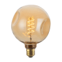 Dimmbares LED Filament Leuchtmittel CALDERA E27, 4W, bernsteinfarben, warmweiß, dekorative Lampe.