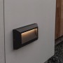 Lutec LED Orientierungslicht Helena, indirektes Licht, Außenwandleuchte für Wege und Einfahrten.