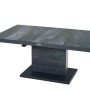 Rechteckiger Siena Garden Gartentisch Talina in Wood Grey mit Keramikplatte und Aluminiumgestell.