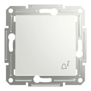 Schneider Electric ASFORA Taster Klingelsymbol UP Weiss EPH0870121D