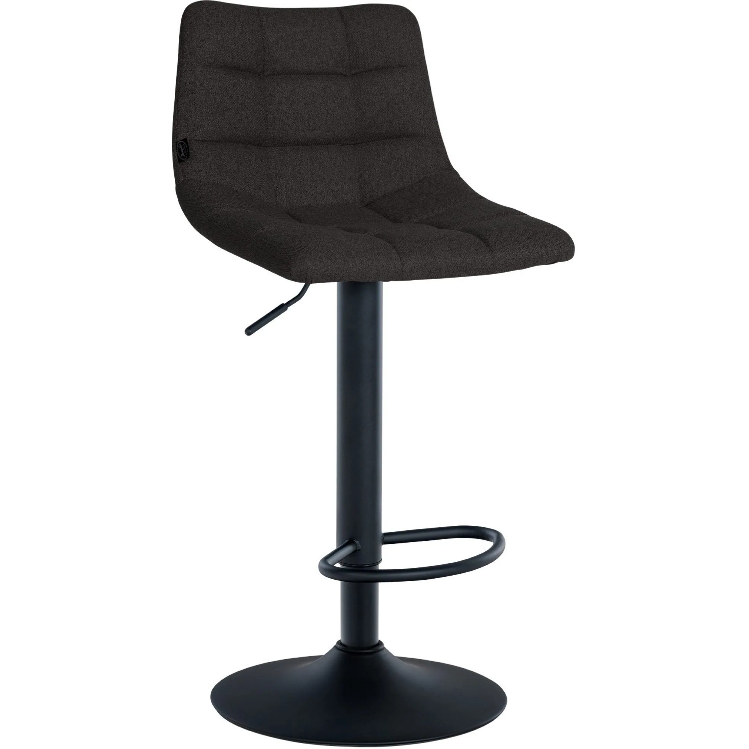 CLP Barhocker Jerry Stoff Schwarz/Schwarz
