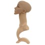 Hautfarbener, geschminkter Mannequin-Kopf G70, 55cm, mit beweglichem Kopf und stabilem Standfuß für Perücken & Schmuck.