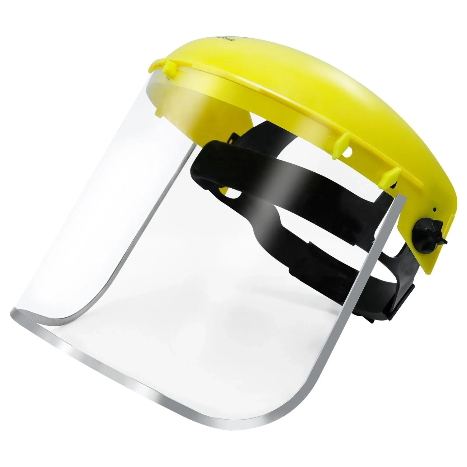 CCLIFE Gesichtsschutz mit Verstellbarem Kopfband Gesichtsschutzschild Schutzvisier mit Aluminiumverstärkten EN 166