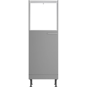 Optifit Midi-Schrank, Basaltgrau, für Backofen und Kühlschrank, 60 cm breit.