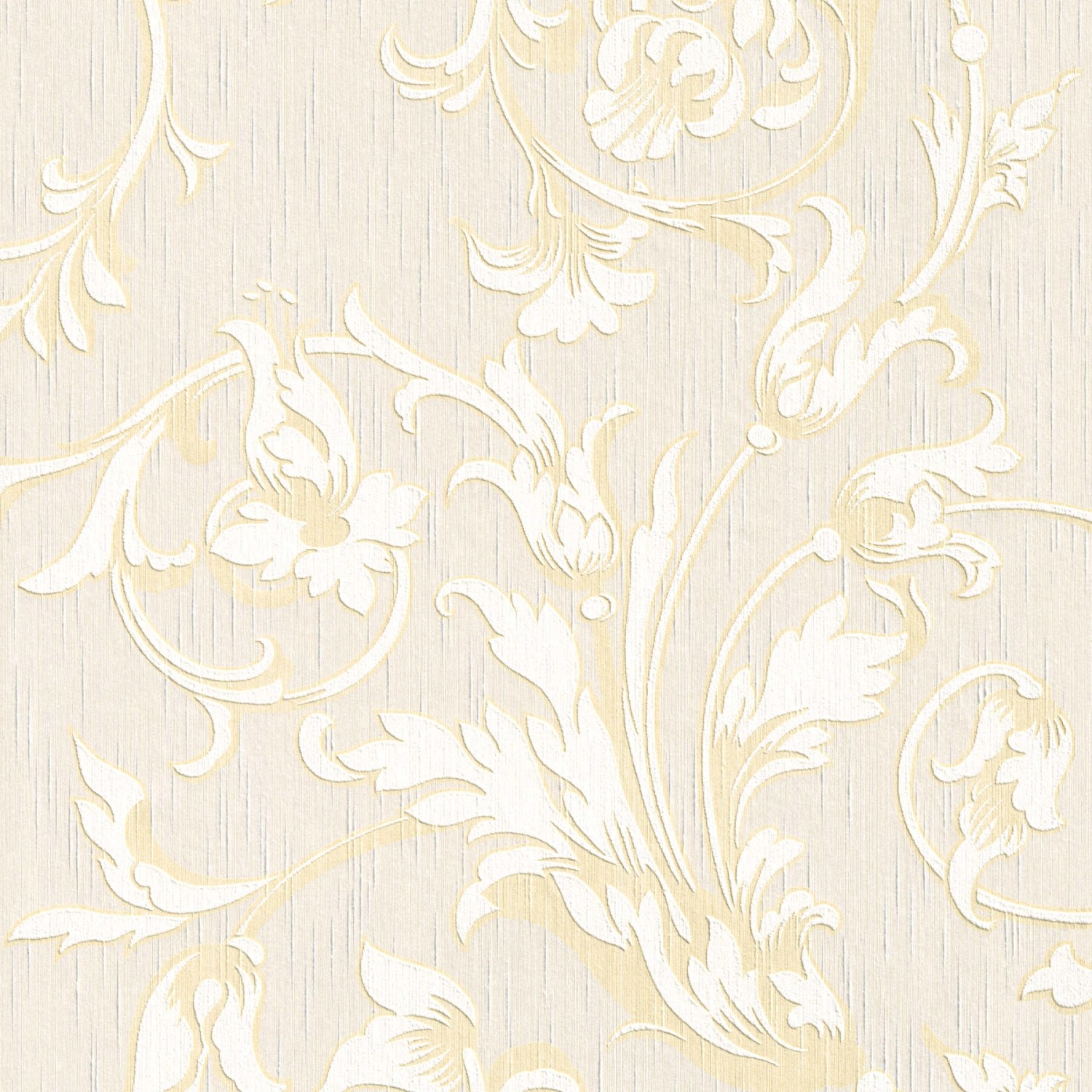 Tadessi Tapete Blumen Lenni M1 No 3800 Vliestapete Creme Gold Floral Natur günstig online kaufen